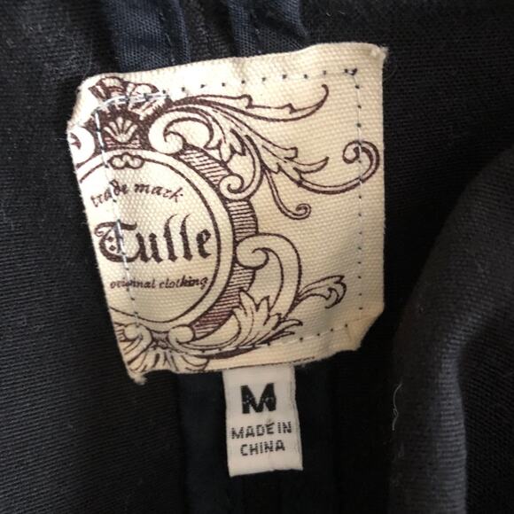 Anthropologie Tulle blazer single button closure tailored fit size small medium - Picture 11 of 13